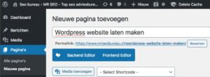 wordpress website laten maken
