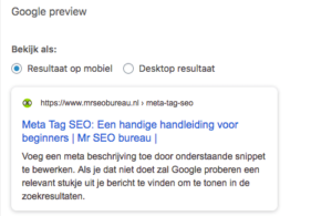 meta tag seo